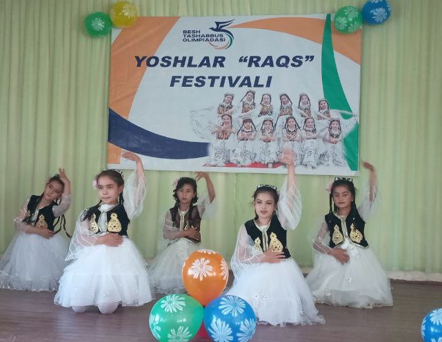 "Yoshlar raqs" festivalining Yangiobod tuman bosqichi bo'lib o'tdi