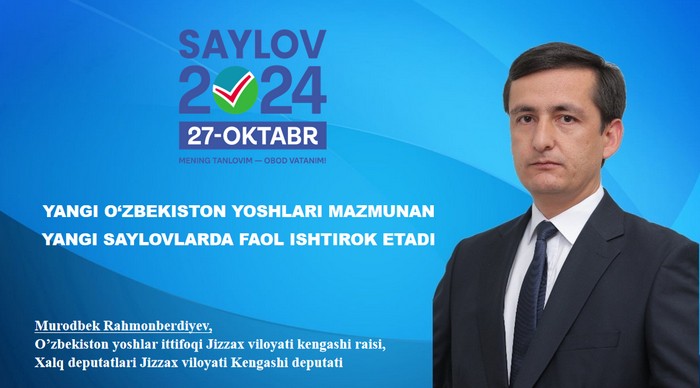 Yangi O’zbekiston yoshlari mazmunan yangi saylovlarda faol ishtirok etadi