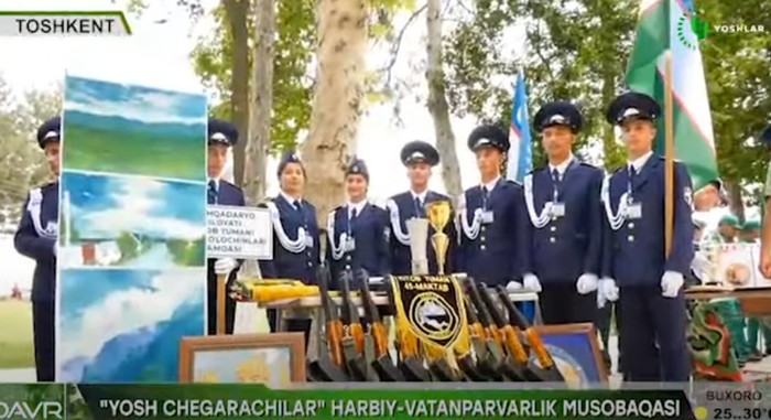 Yangiobodlik yosh chegarachilar "Yoshlar" telekanali nigohida (Video)